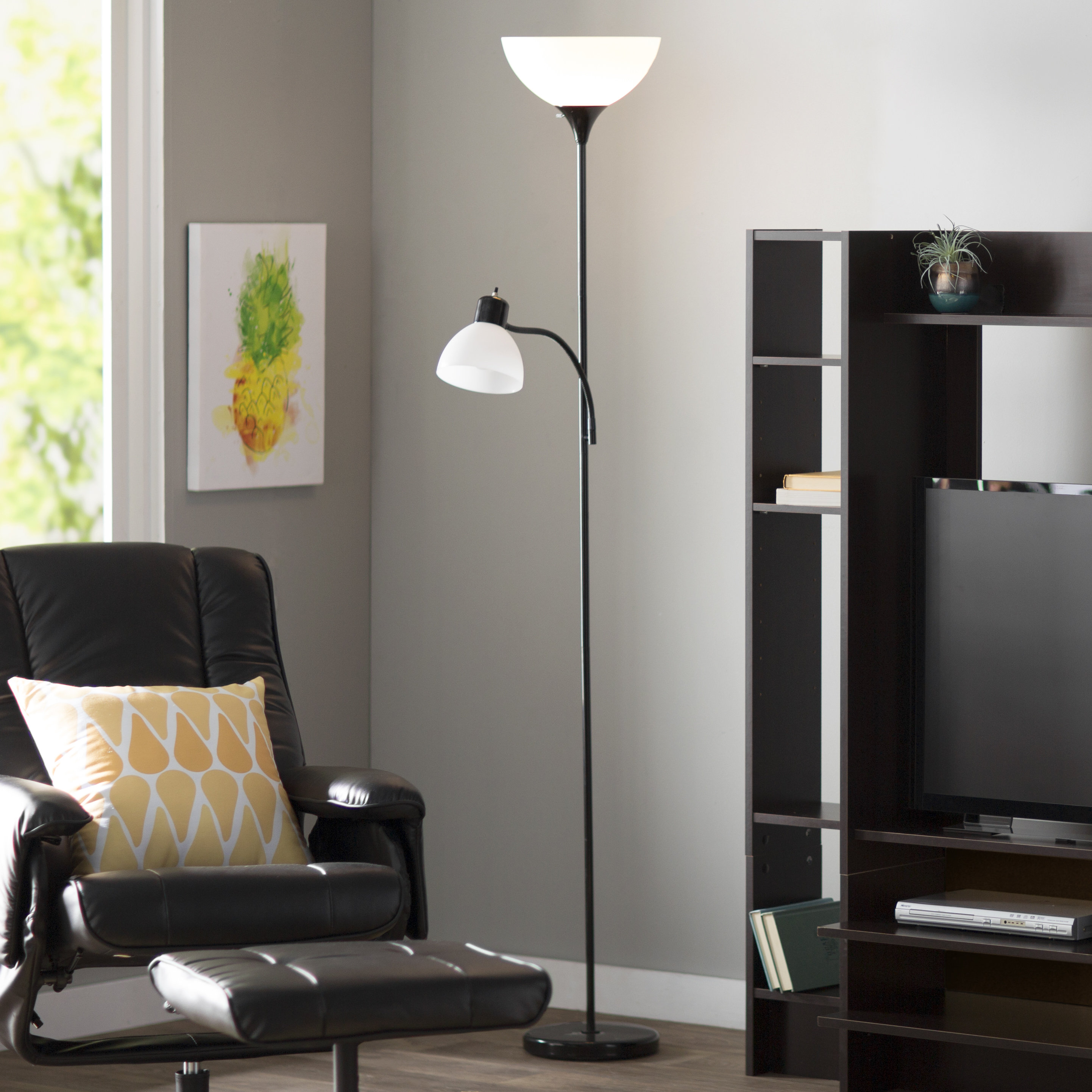 Zipcode Design Nahla 71 37 Torchiere Floor Lamp Reviews Wayfair Ca
