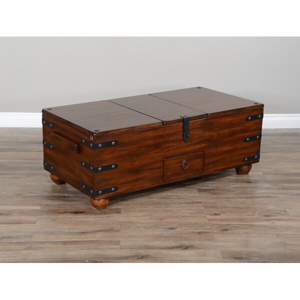 Joslin Solid Wood Lift Top Block Coffee Table With Storage By Alcott Hill