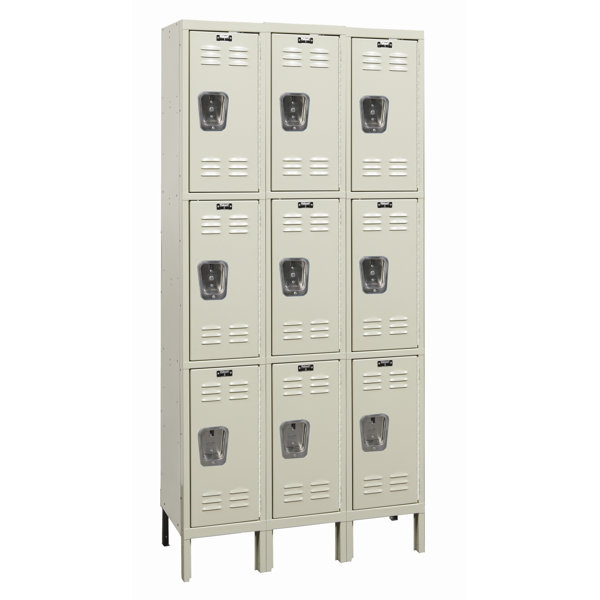 Galvanite 3 Tier 3 Wide Employee Locker by Hallowell