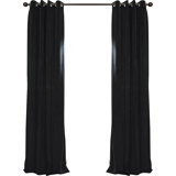 Off White Black Out Curtains Wayfair