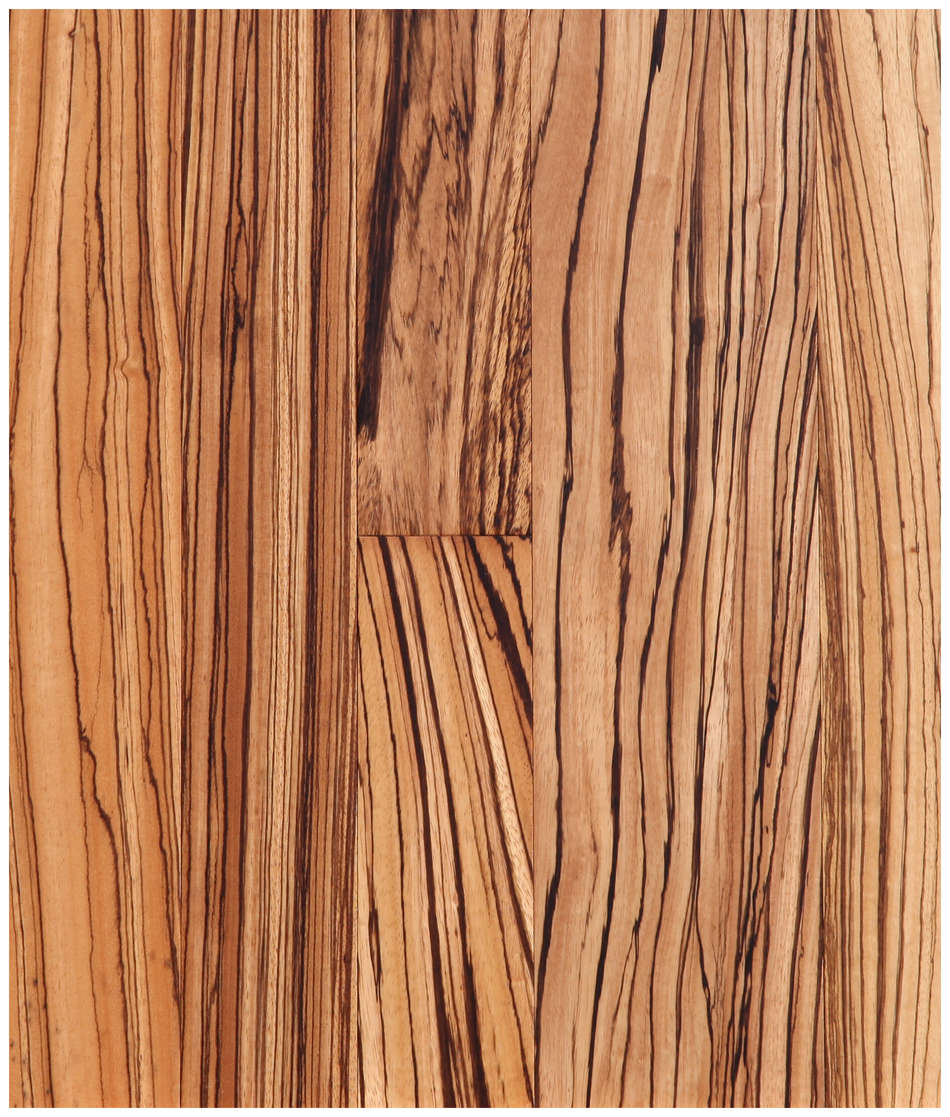 African Heritage Zebrawood 5 16 Thick X 5 Wide X Varying Length Engineered Hardwood Flooring