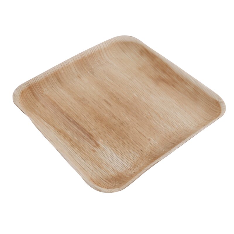 Jodhpuri Wood Disposable Dinner Plate | Wayfair