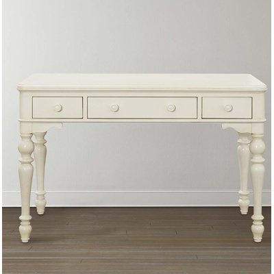 Rosecliff Heights Blithedale Writing Desk With 3 Drawers In Antique Blithedale Writing Desk with 3 Drawers in Antique White - Rosecliff Heights Blithedale Writing Desk With 3 Drawers In Antique