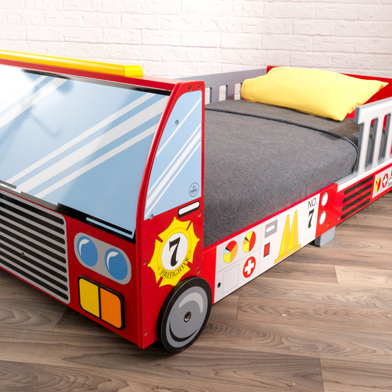 KidKraft Firefighter Toddler Car Bed & Reviews Wayfair