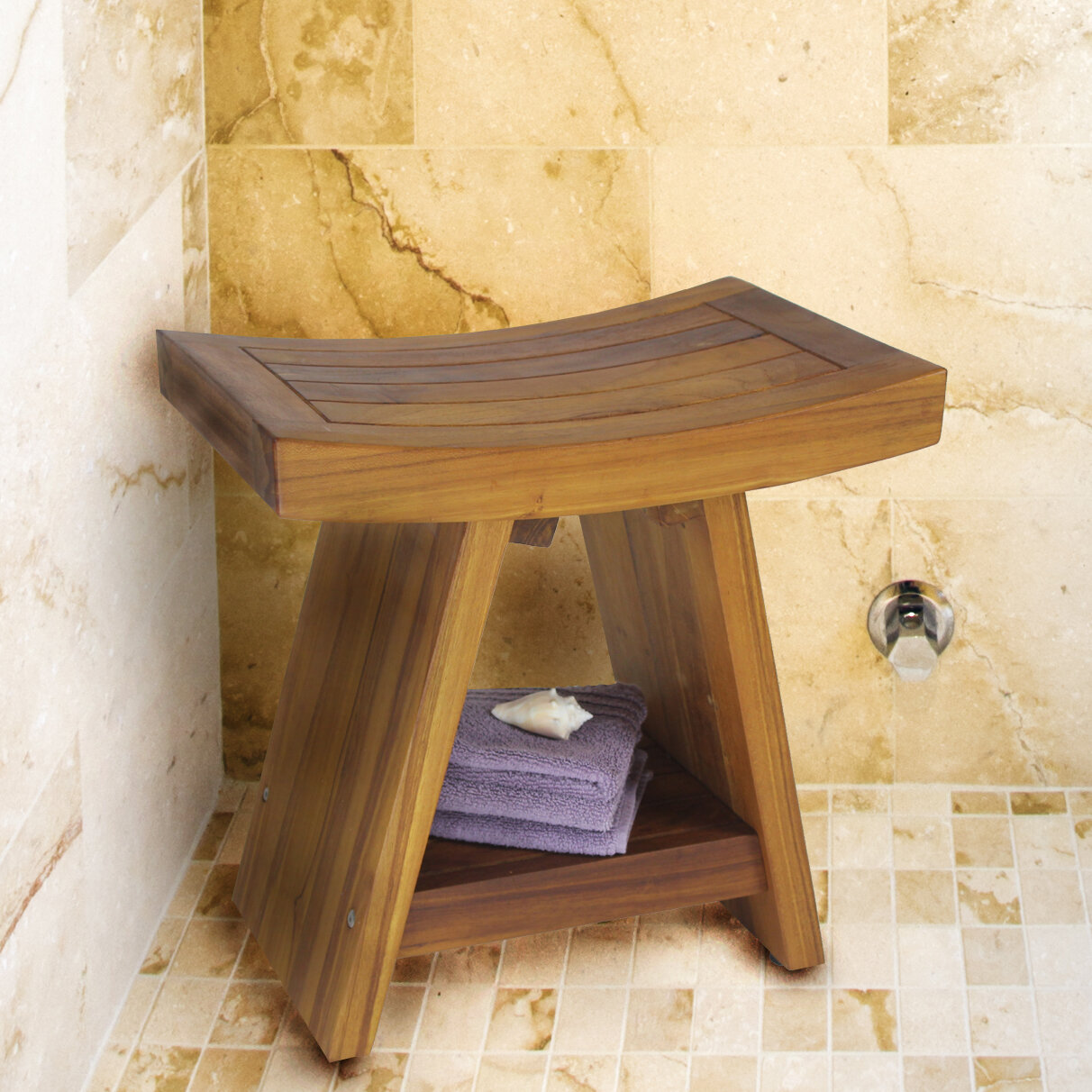 деревянный стульчик для ванной