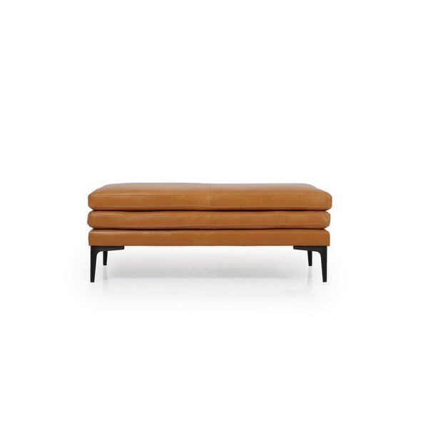 Whitmire Leather Ottoman By Foundry Select