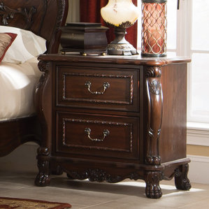 Goodge 2 Drawer Nightstand by Astoria Grand