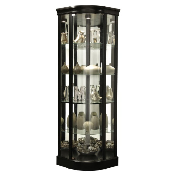 Westerberg Lighted Corner Curio Cabinet By Red Barrel Studio 2019 Sale