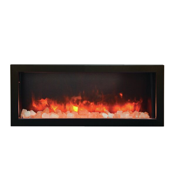 Atoll Wall Mounted Electric Fireplace By Orren Ellis