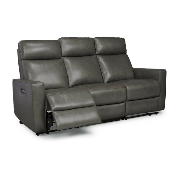 Pell Leather Reclining Sofa By Latitude Run
