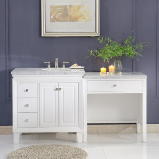 Vanity Dressing Table Set Wayfair Reynal 67 Transitional Single Bathroom Vanity Set
