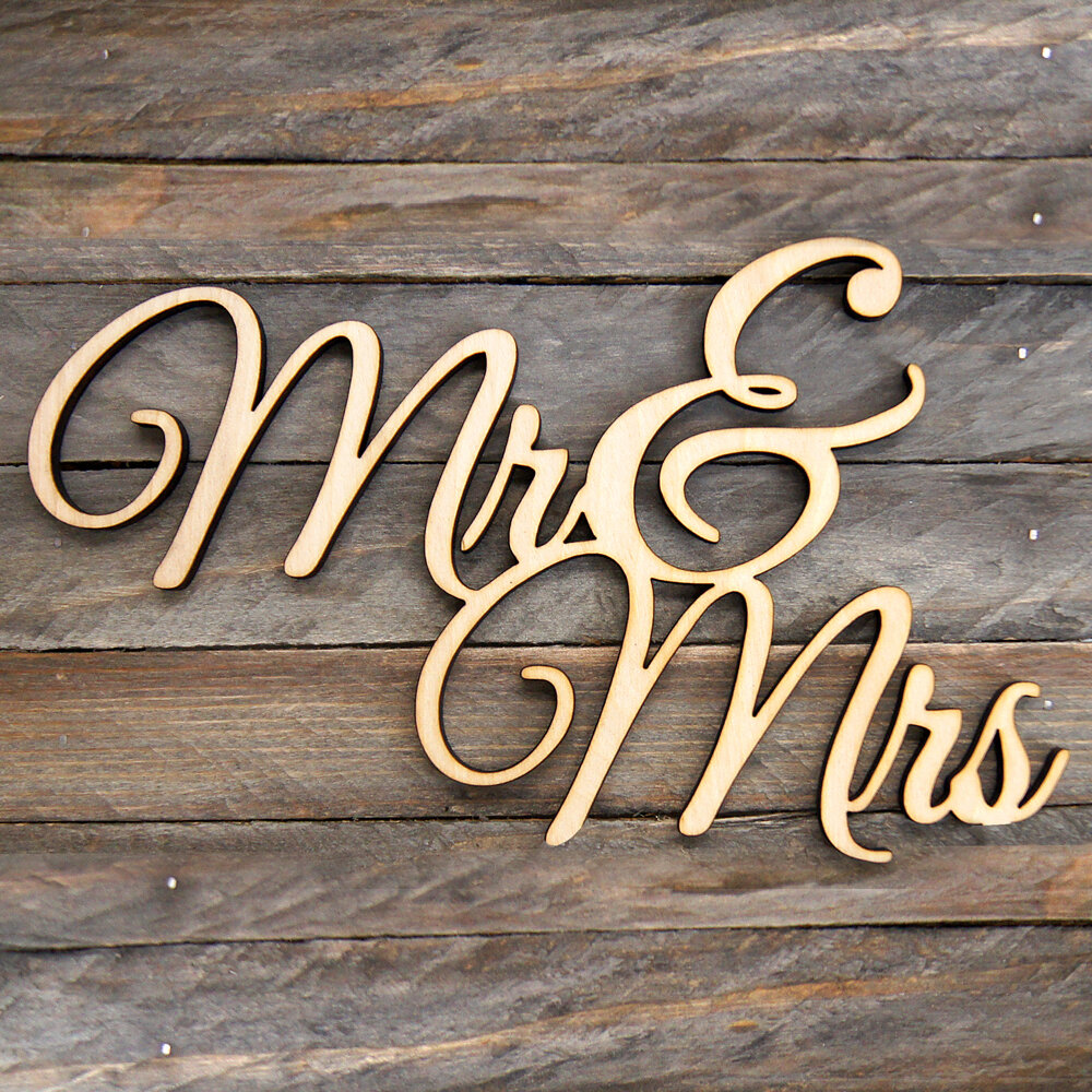 Mr And Mrs Framed Wall Art - Klaudia