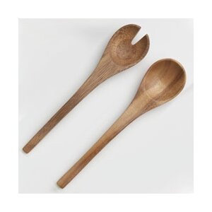 Kona Wood 2 Piece Salad Servers Set