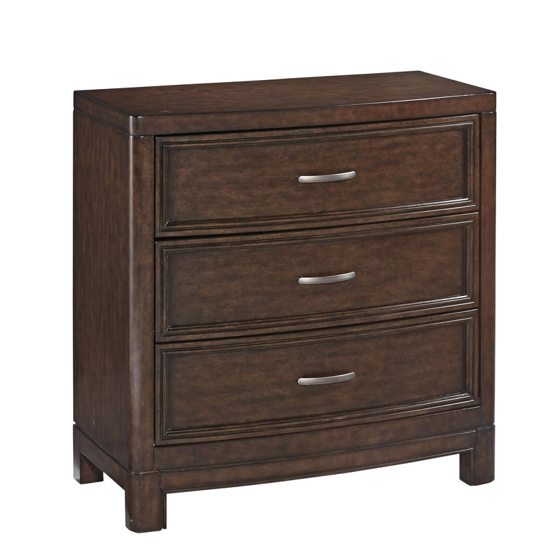 Alcott Hill Loomis 3 Drawer Media Chest Reviews Wayfair