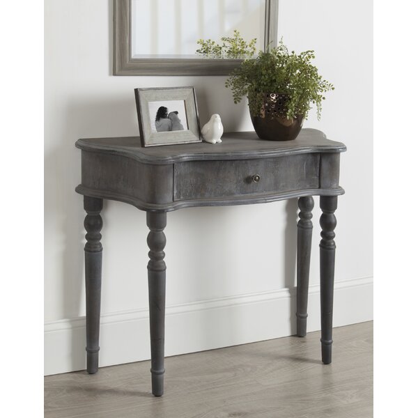 Wadley Country French Wood Console Table By Ophelia & Co.