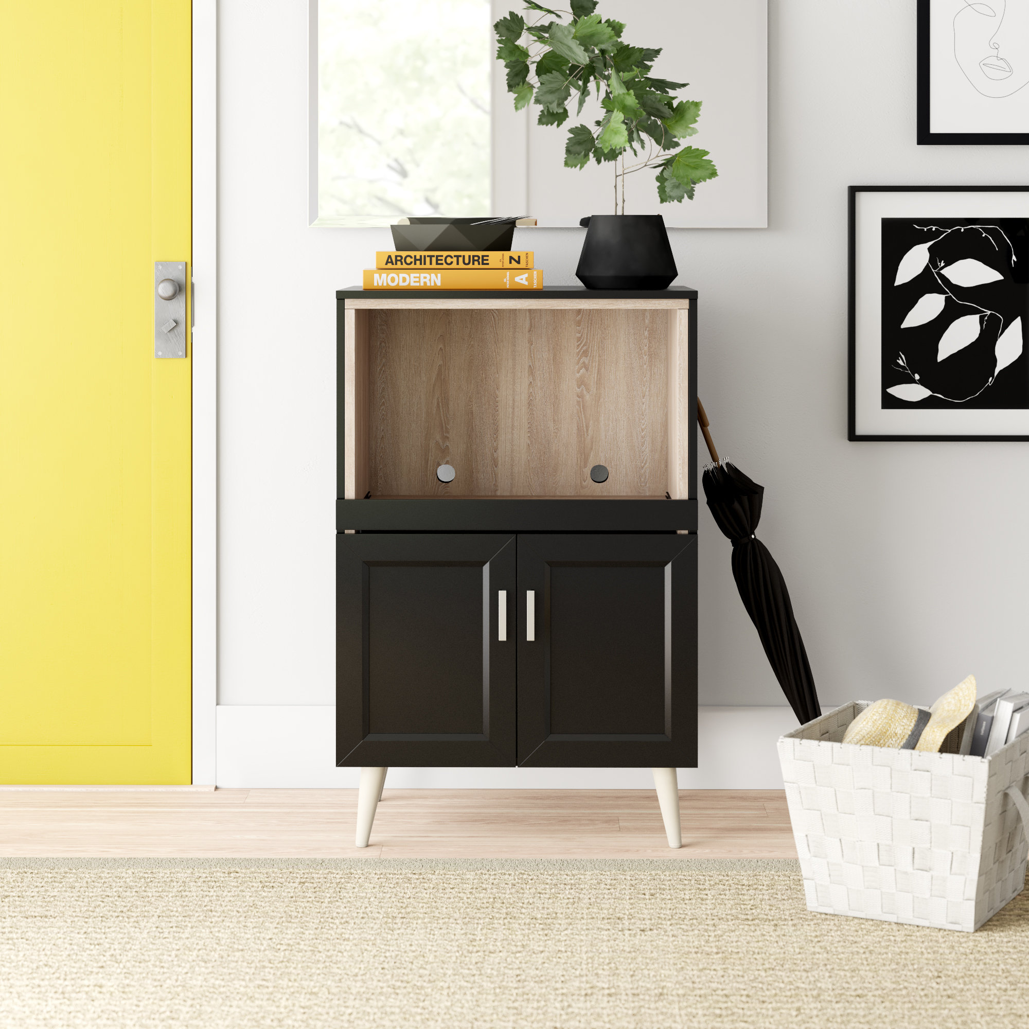 Zipcode Design Wales 2 Door Accent Cabinet Reviews Wayfair