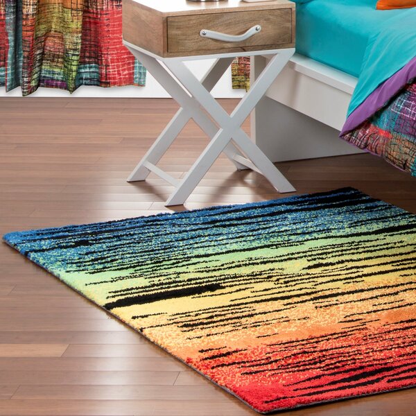 Crayola Colour Drip Black Area Rug 3 6 X 5 6 Wayfair Ca