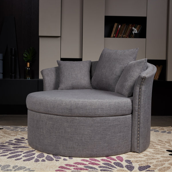 Jeanne 43 Inch Barrel Chair By Willa Arlo Interiors by Willa Arlo Interiors Discount