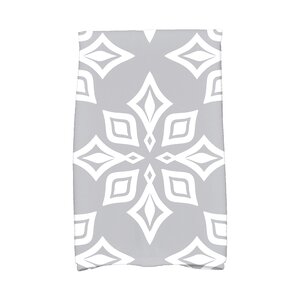 Star Geometric Print Hand Towel