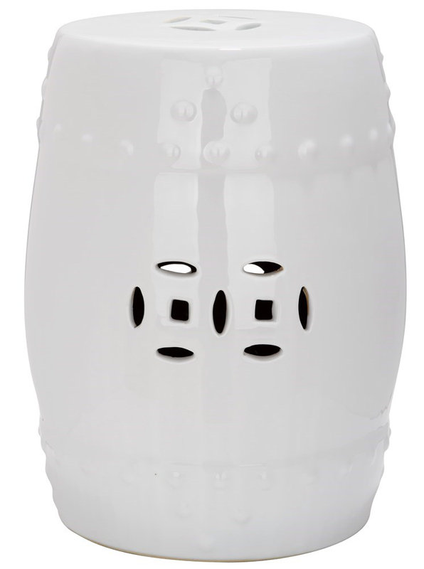 Glazed Ceramic Garden Stool