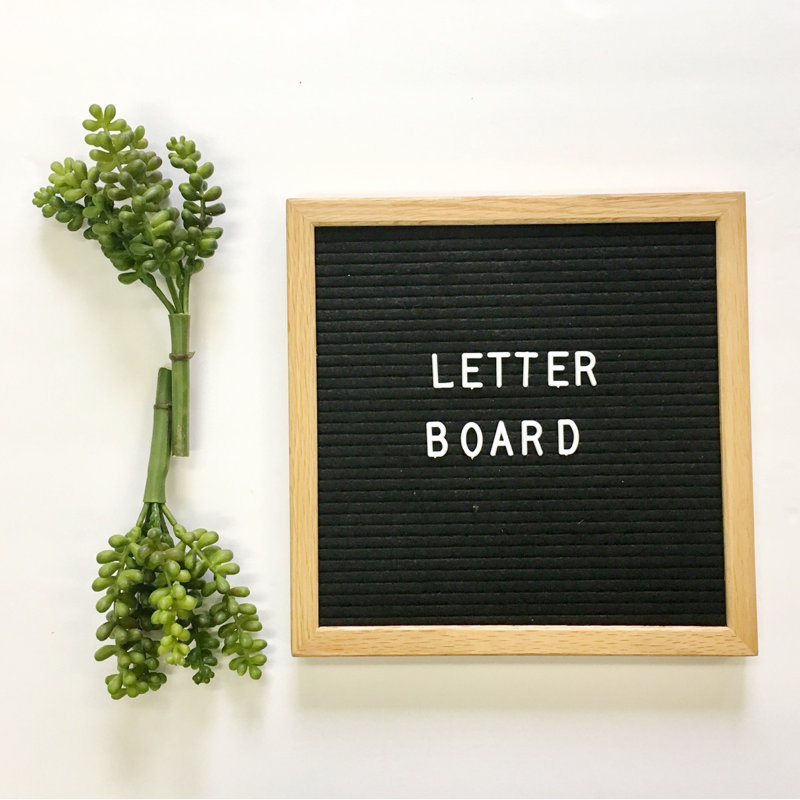 Wall Mounted Bulletin Board