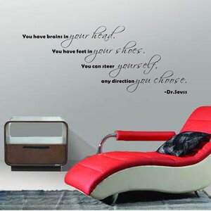 You Have Brains in Your Head Wall Decal