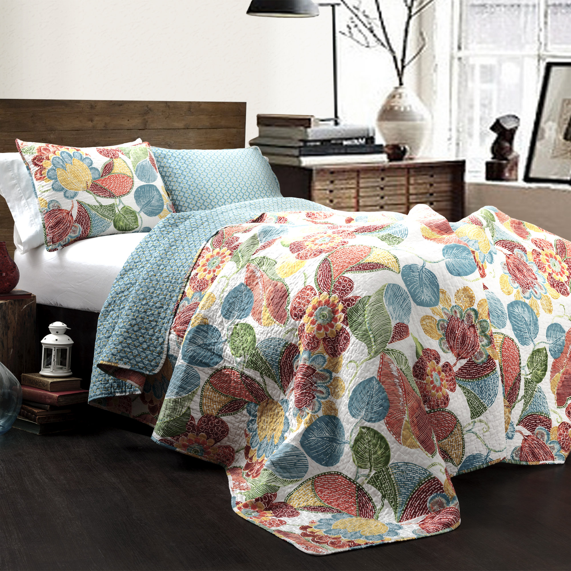 Red Barrel Studio Colleyville Reversible Quilt Set Reviews Wayfair