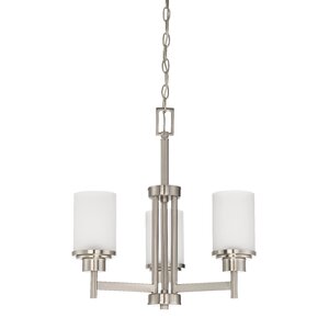 Somes 3-Light Shaded Chandelier