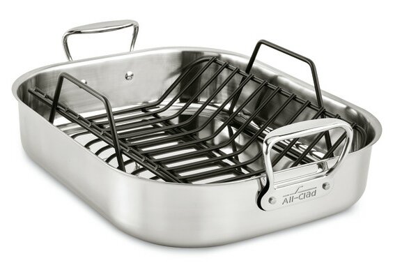 Specialty Cookware 13 Large Roaster with Rack by All-Clad