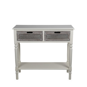 Rensfield 2 Drawer Console Table by Hi..