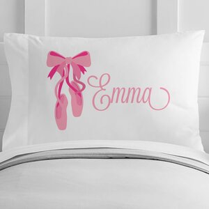 Personalized Ballerina Toddler Pillow Case