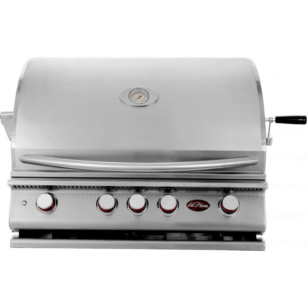 4-Burner Built-In Propane Gas Grill by Cal Flame