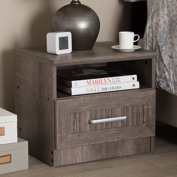 Teixeira 1 Drawer Nightstand By Union Rustic
