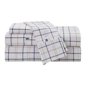 Windowpane Plaid Sheet Set