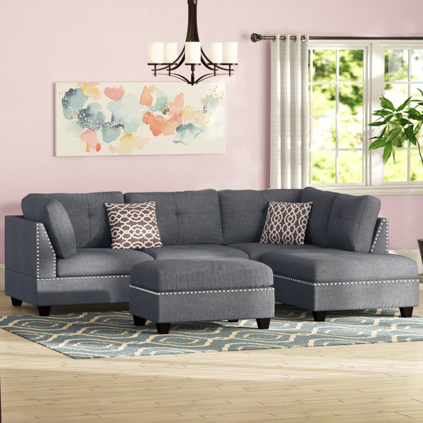 Dashing Charlemont Reversible Sectional with Ottoman Spring Savings is Upon Us!