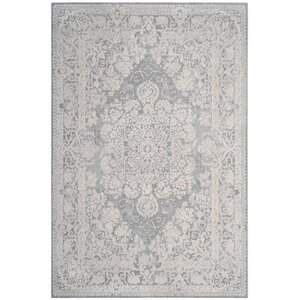 Pellot Light Gray/Cream Area Rug