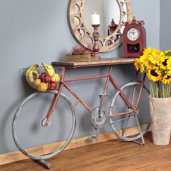 Winslow Bicycle Console Table By Gracie Oaks