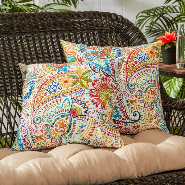 Outdoor Throw Pillow (Set of 2) by Greendale Home Fashions