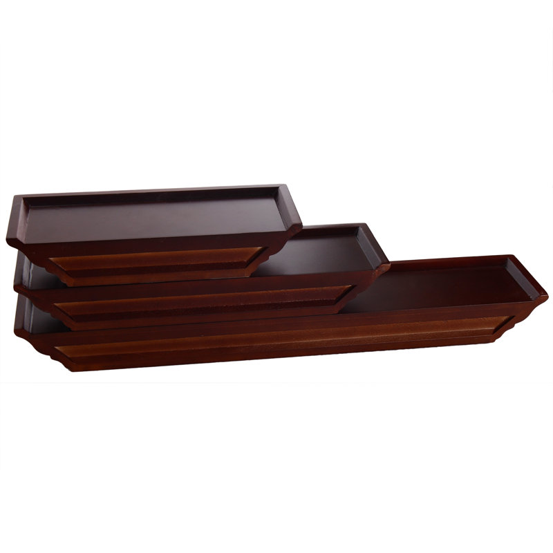 AdecoTrading 3 Piece Floating Wall Shelf Set & Reviews Wayfair