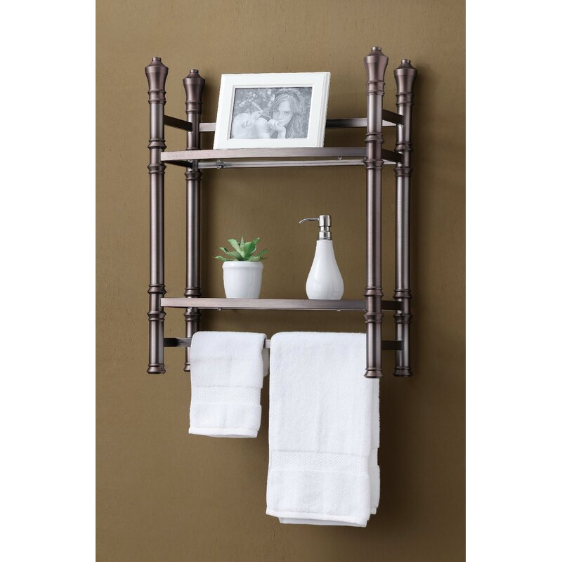 Fleur De Lis Living Morecambe Wall Mounted Countertop Towel Rack