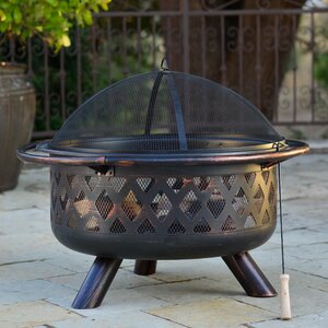 Firenza Steel Wood Burning Fire Pit