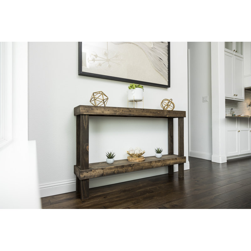 Union Rustic Dunlap Solid Wood Console 