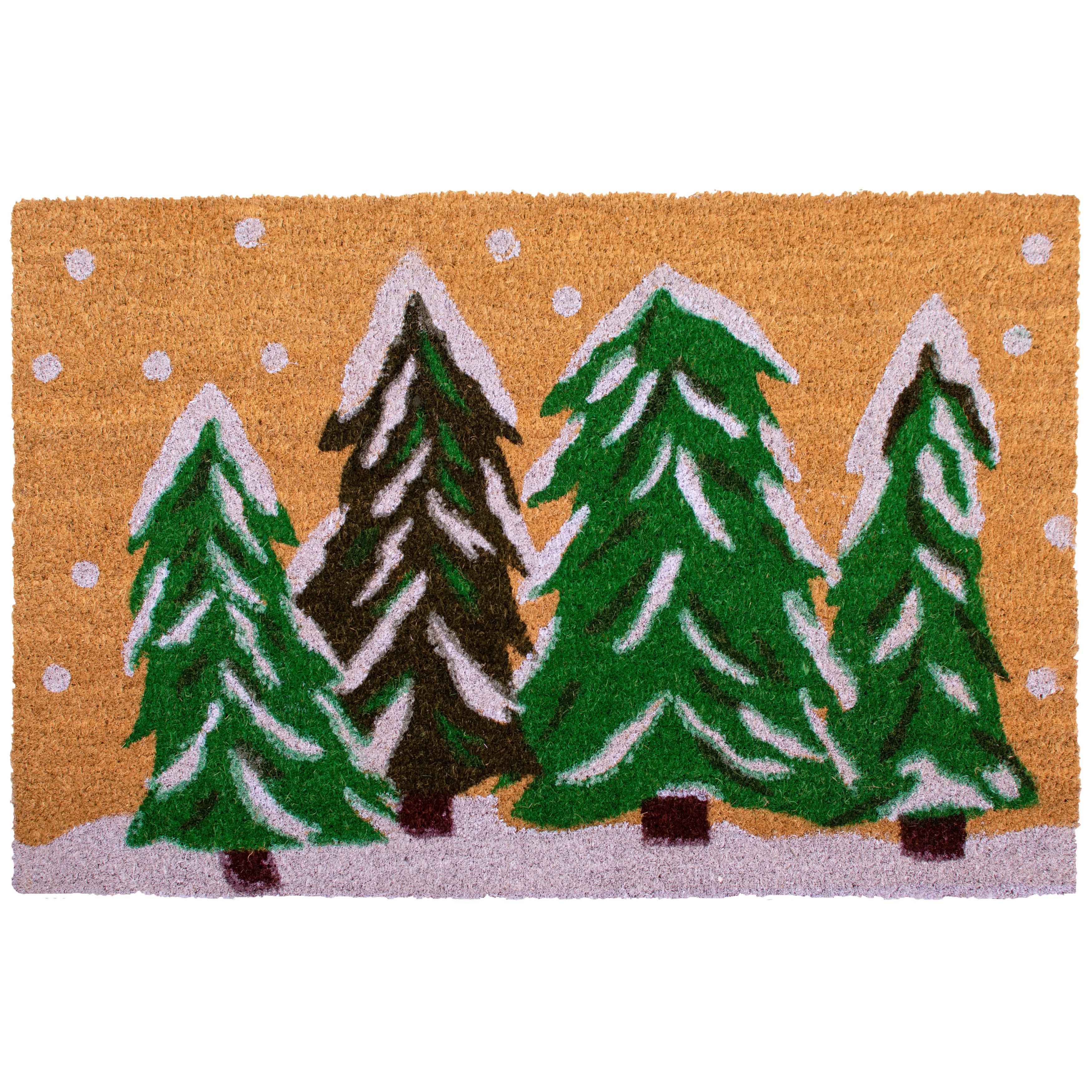 The Holiday Aisle Winter Wonderland Non Slip Outdoor Door Mat
