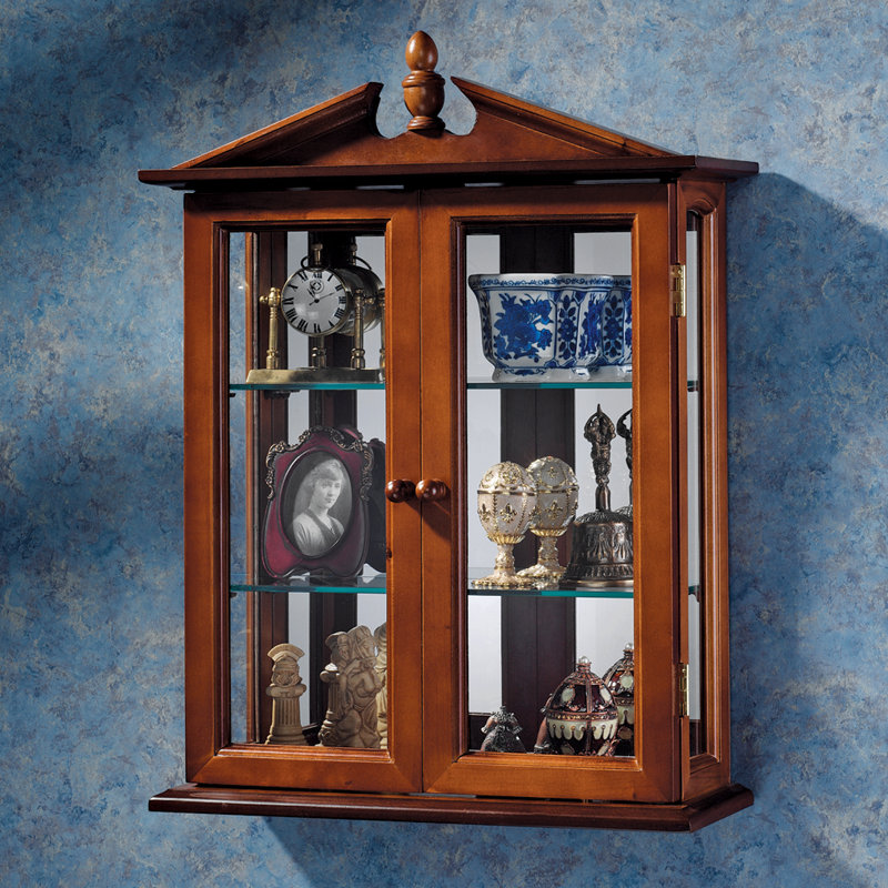 Design Toscano Amesbury Manor Wall Mounted Curio Cabinet Wayfair Amesbury Manor Wall Mounted Curio Cabinet
