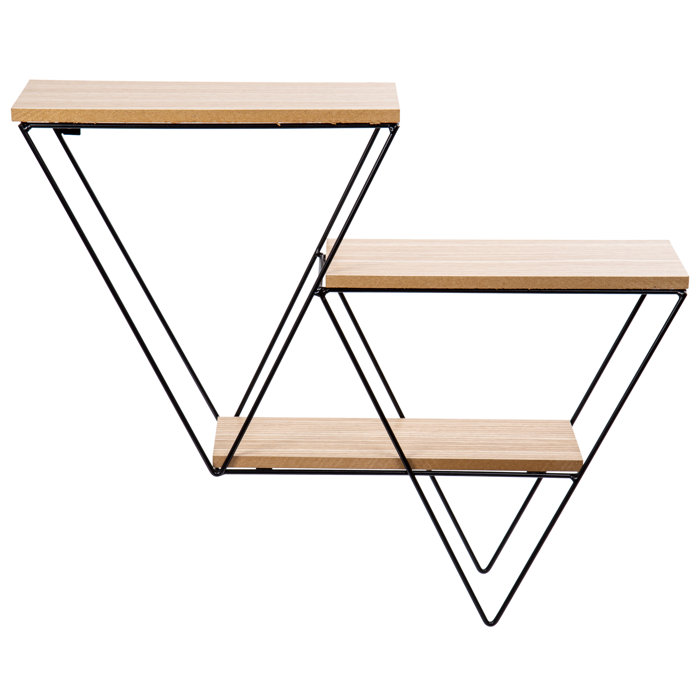 Ivy Bronx Lavaca Decorative Triangle Wooden Wall Shelf Reviews