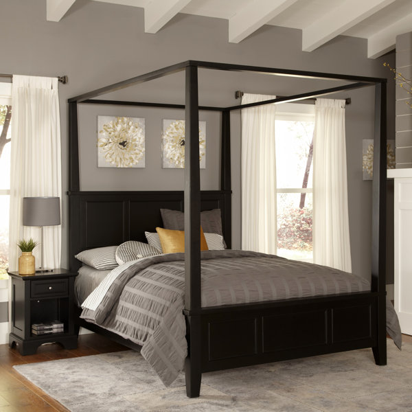 Great price Cusick Canopy 2 Piece Bedroom Set By Three Posts Cool