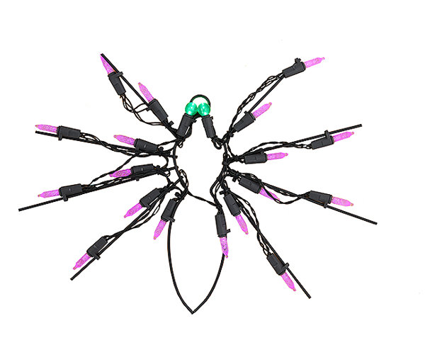 Battery Operated LED Spider Halloween Window Silhouette by Sienna Lighting