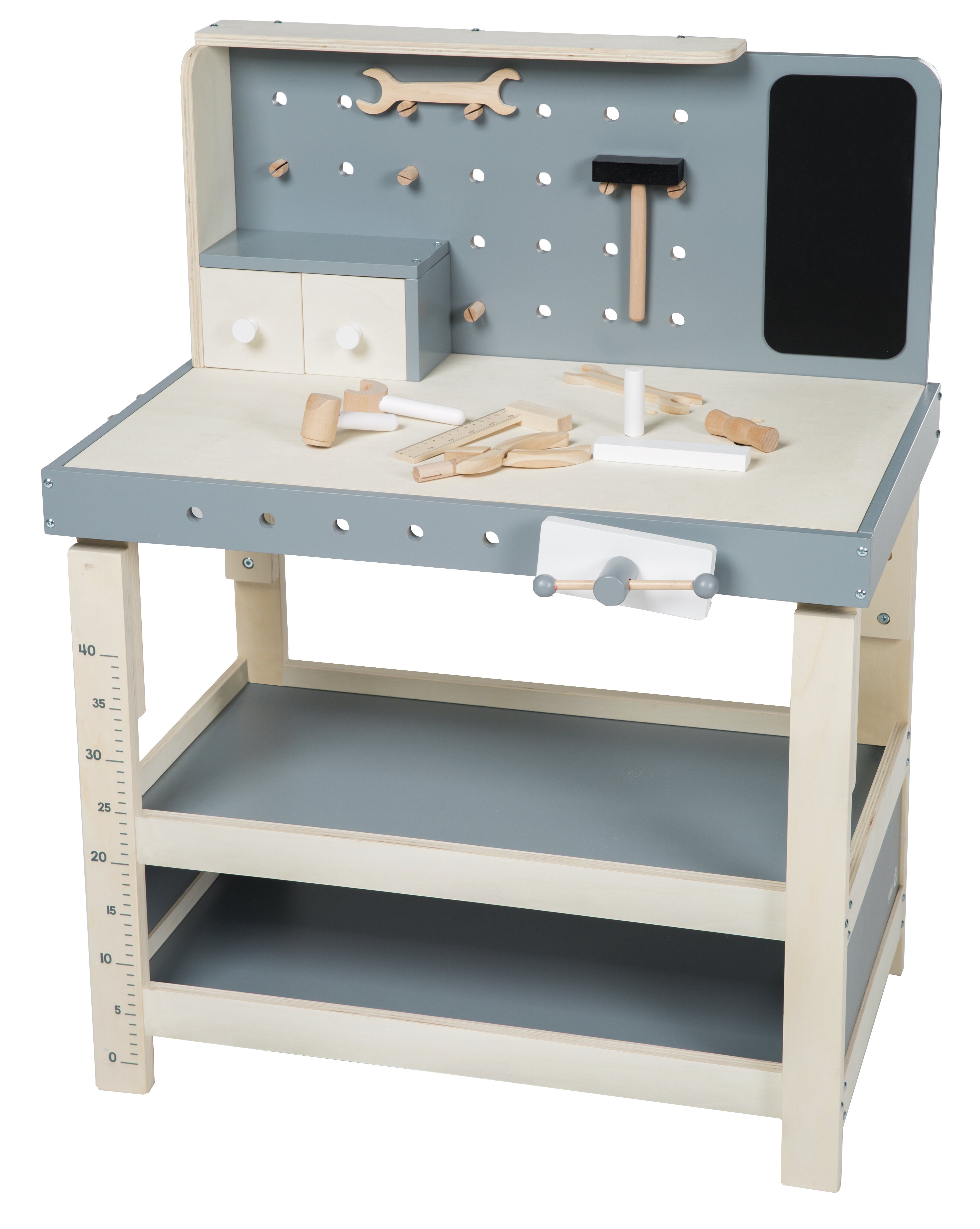 childrens wooden workbench