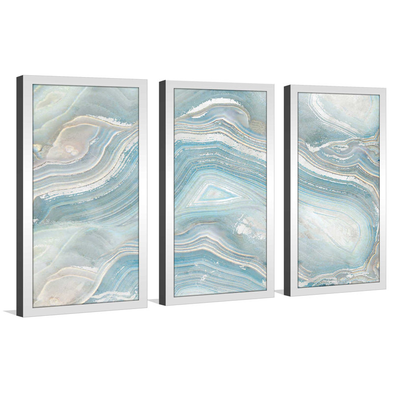 Orren Ellis Agate I Acrylic Painting Print Multi Piece Image In