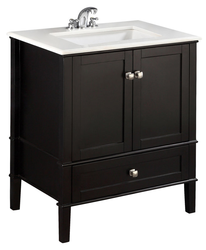 Simpli Home Chelsea 31" Single Bathroom Vanity Set & Reviews Wayfair